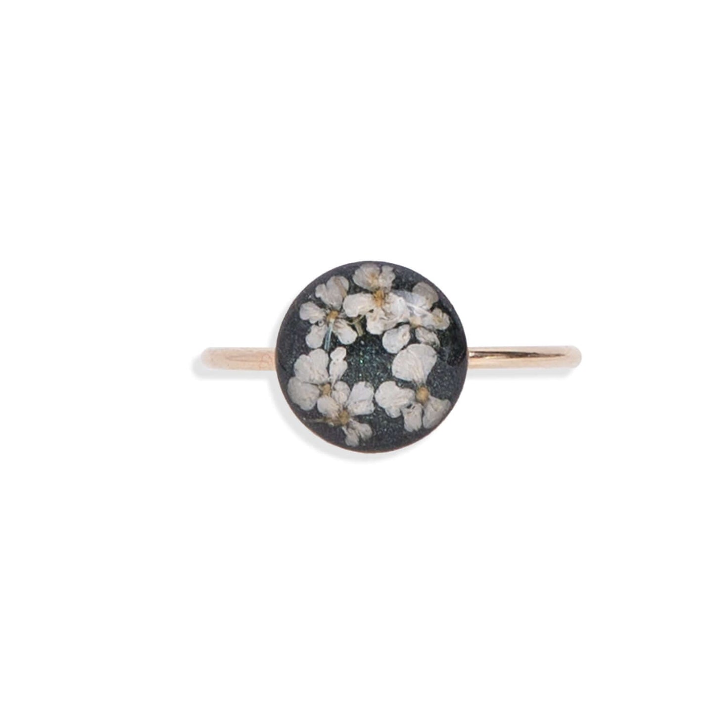 Delicate Green Flower Ring