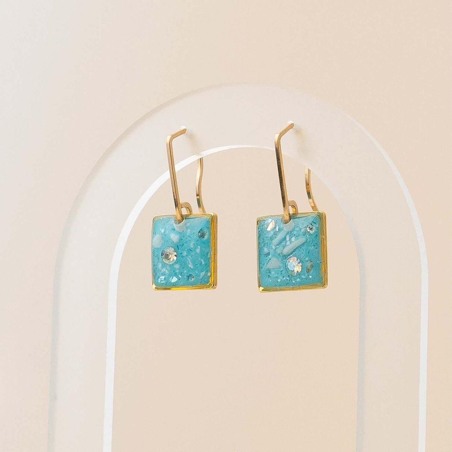 Ocean Square Earrings