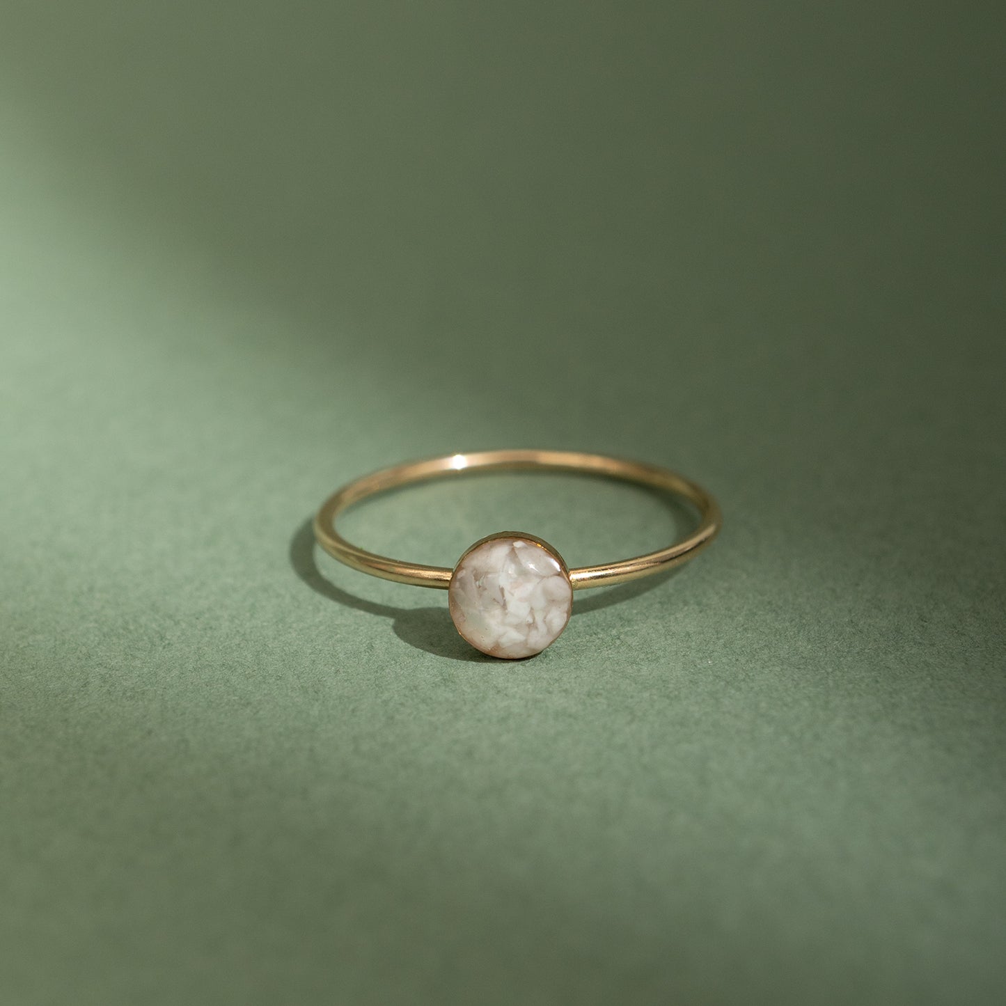 Howlite ring