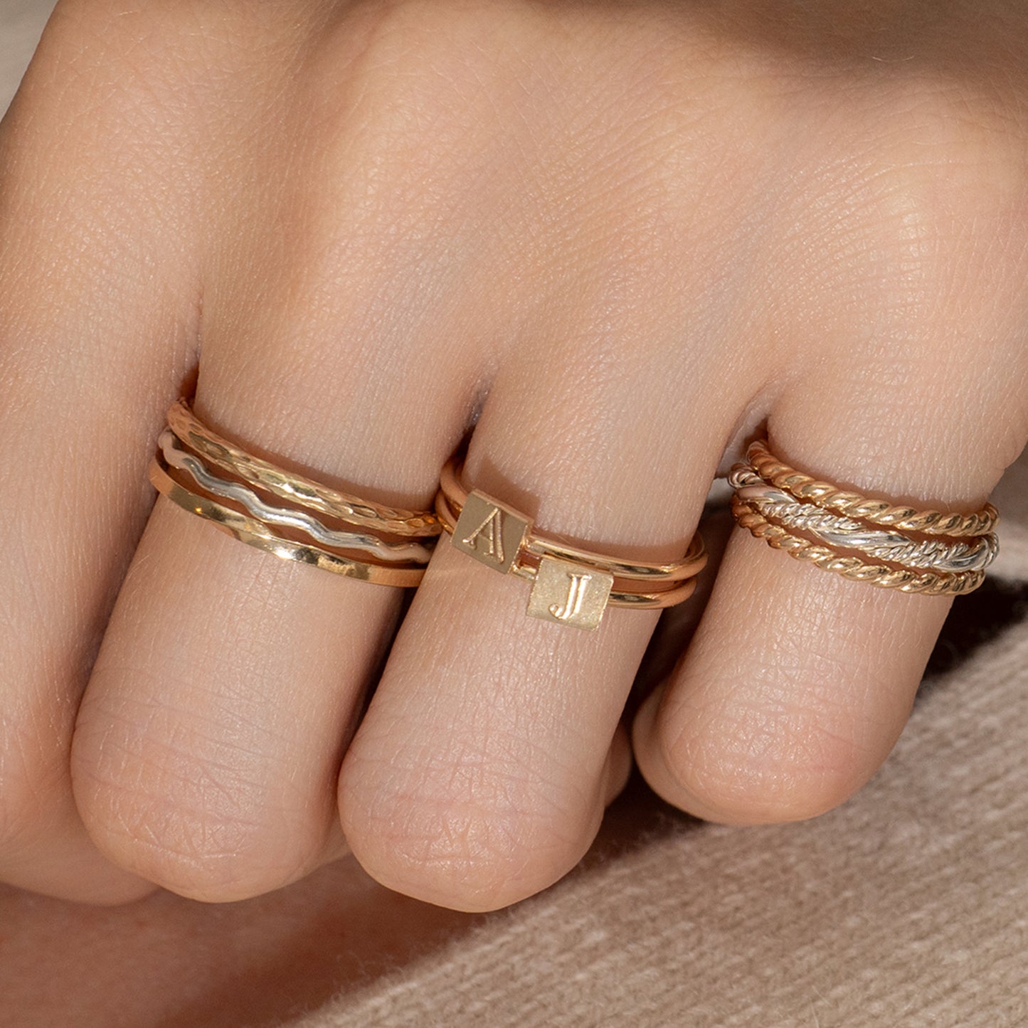 Initial Square Stacking Ring