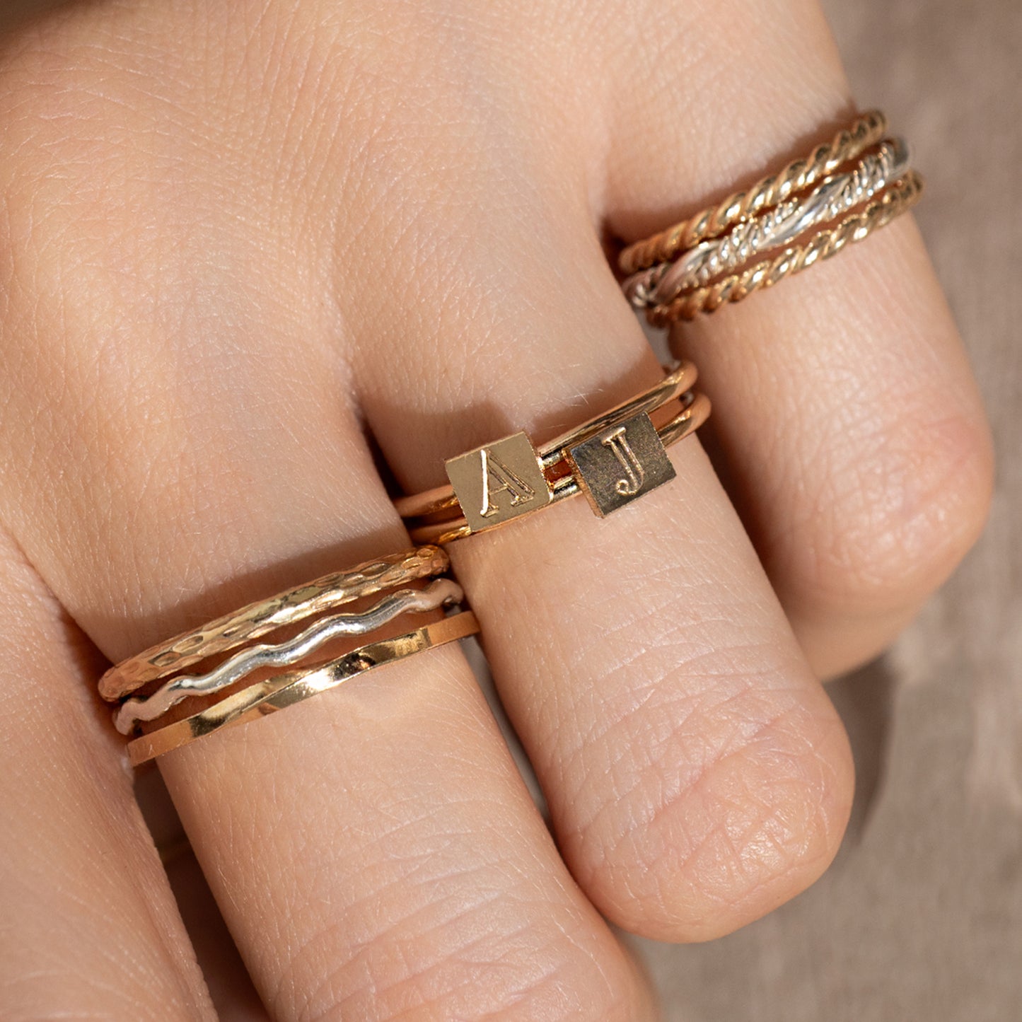 Initial Square Stacking Ring