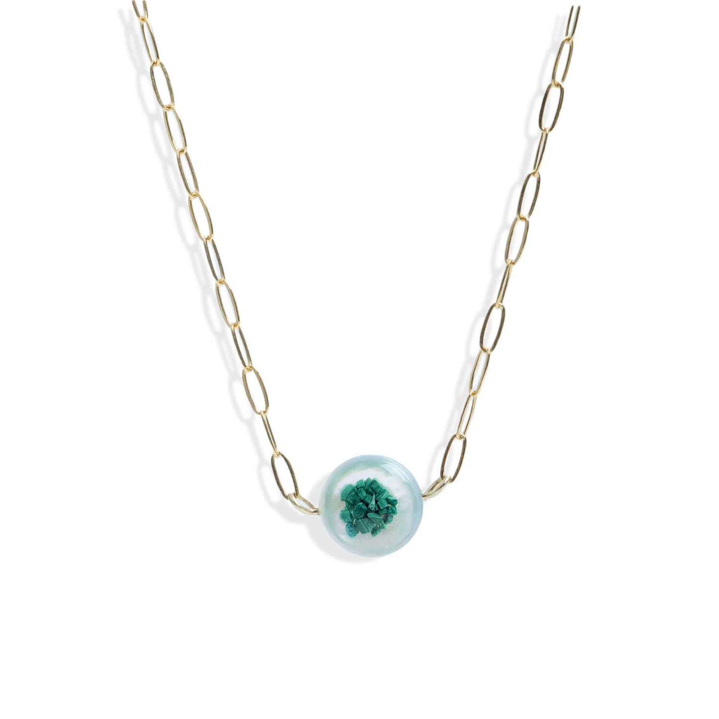 Pearl Color Pop Round Necklace