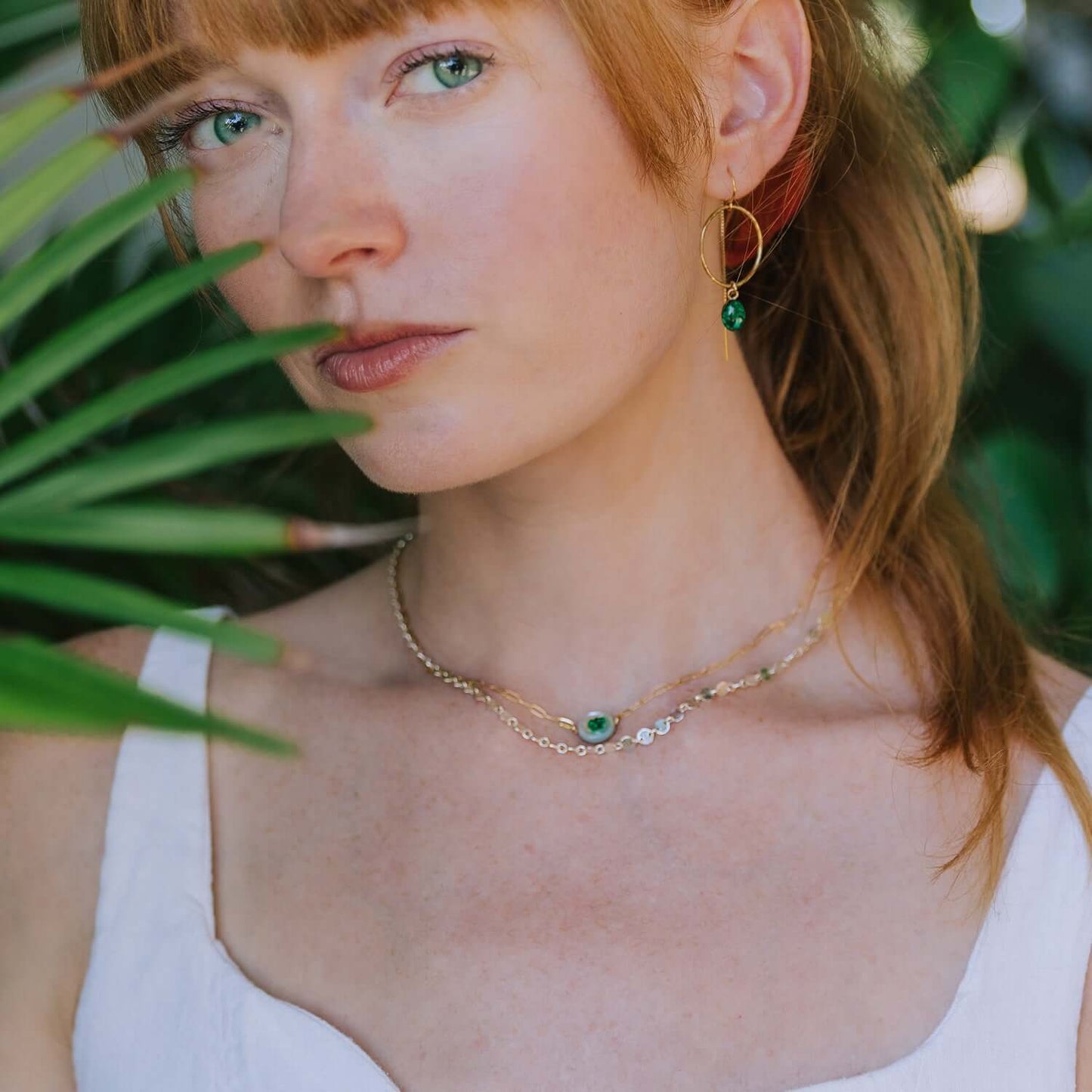 Pearl Color Pop Round Necklace