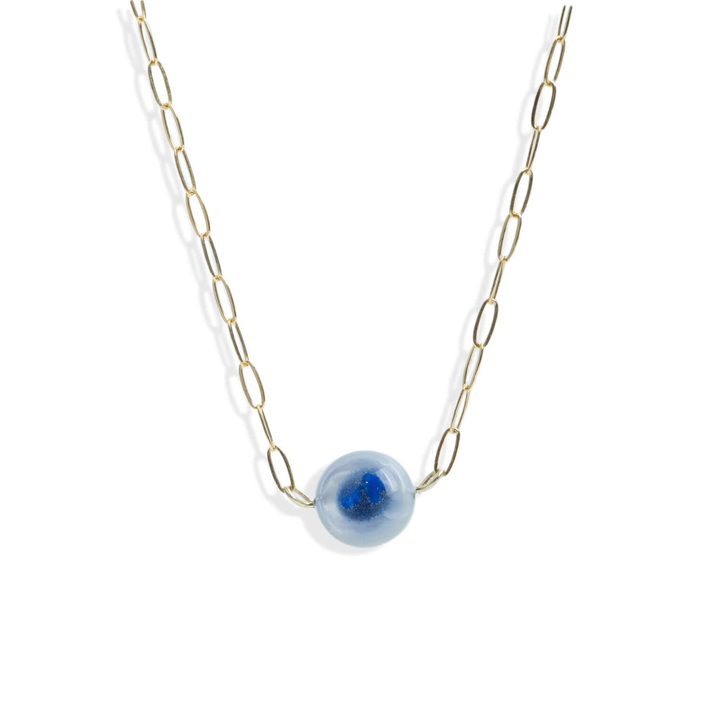 Pearl Color Pop Round Necklace