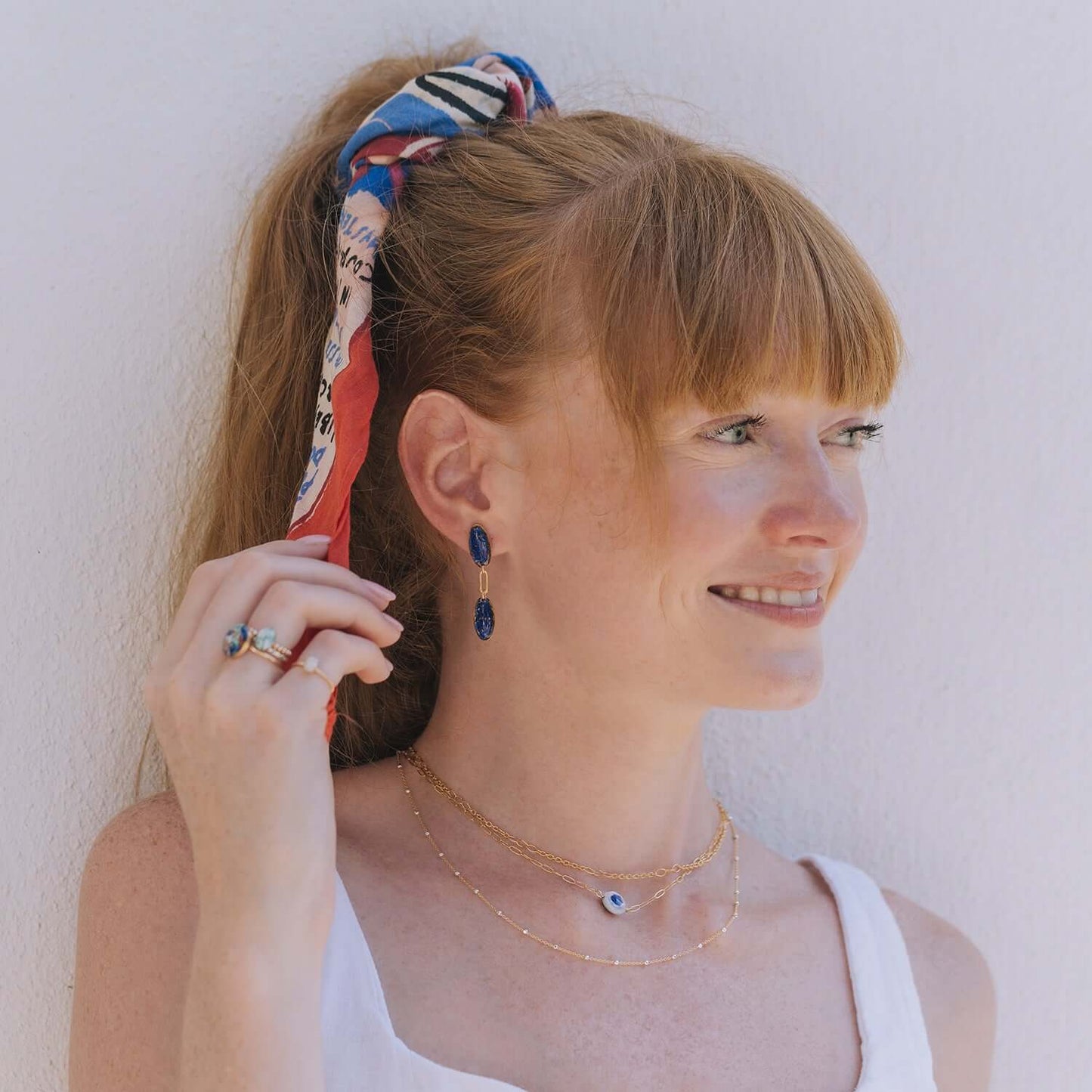 Pearl Color Pop Round Necklace