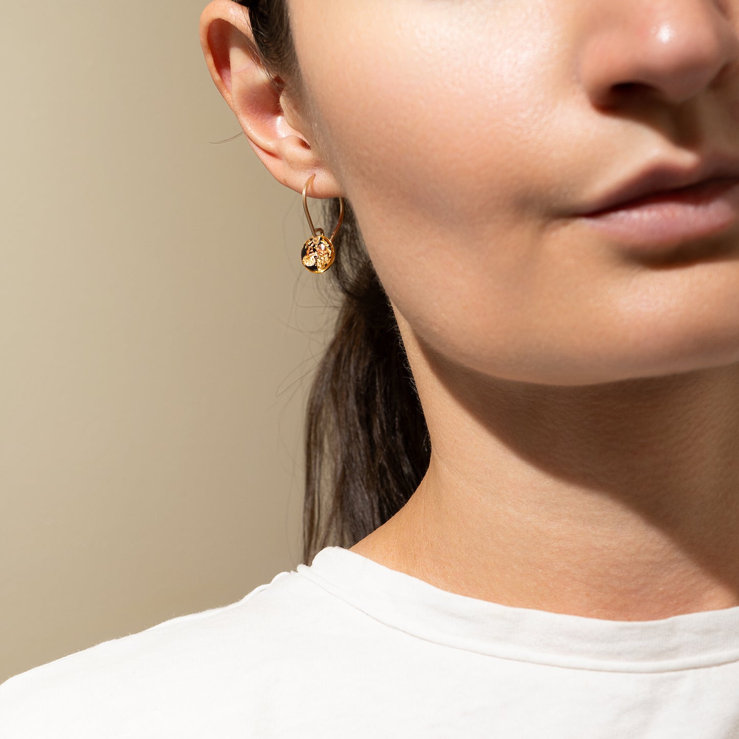 Minimalist Round Hoop Earrings