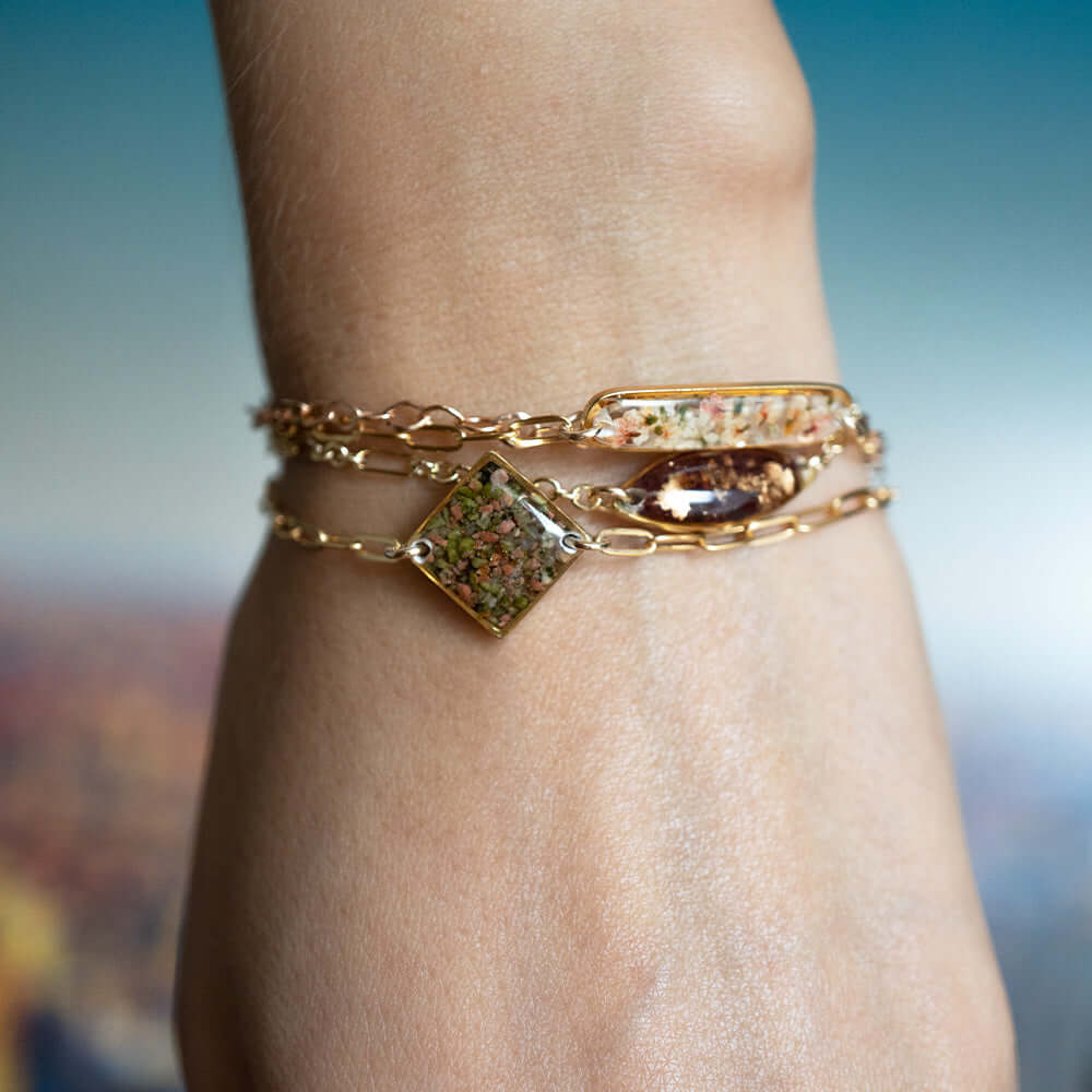 Oval Garnet Bracelet
