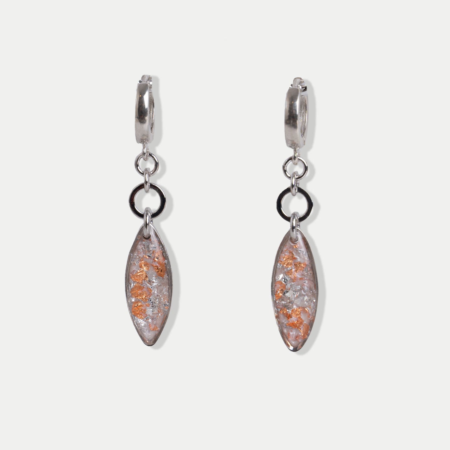 
                  
                    Dangling Sakura Earrings in Silver
                  
                