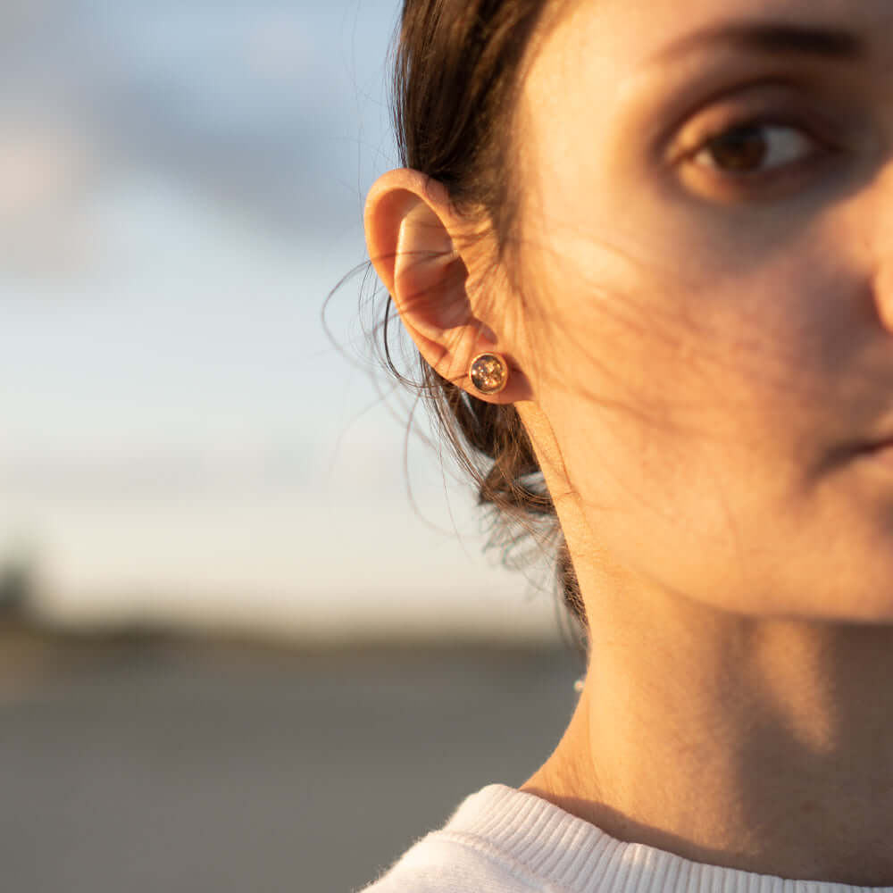 Fall Circle Earrings