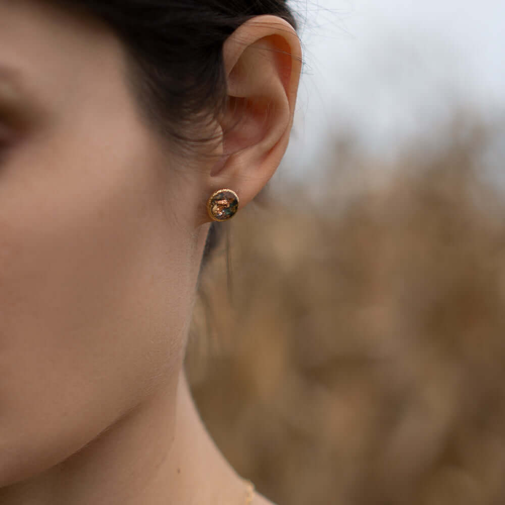 Fall Circle Earrings