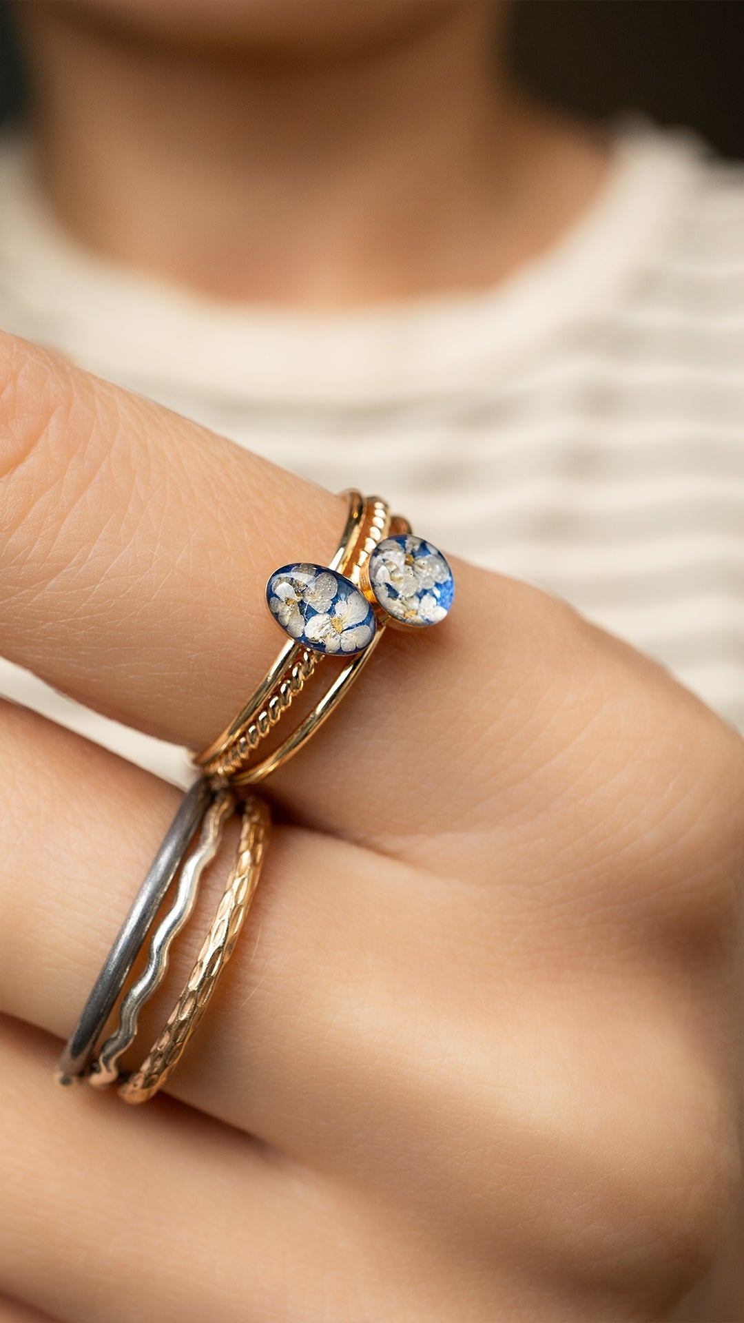 Real Pressed Flower Ring, Meaning, Durability & Styling