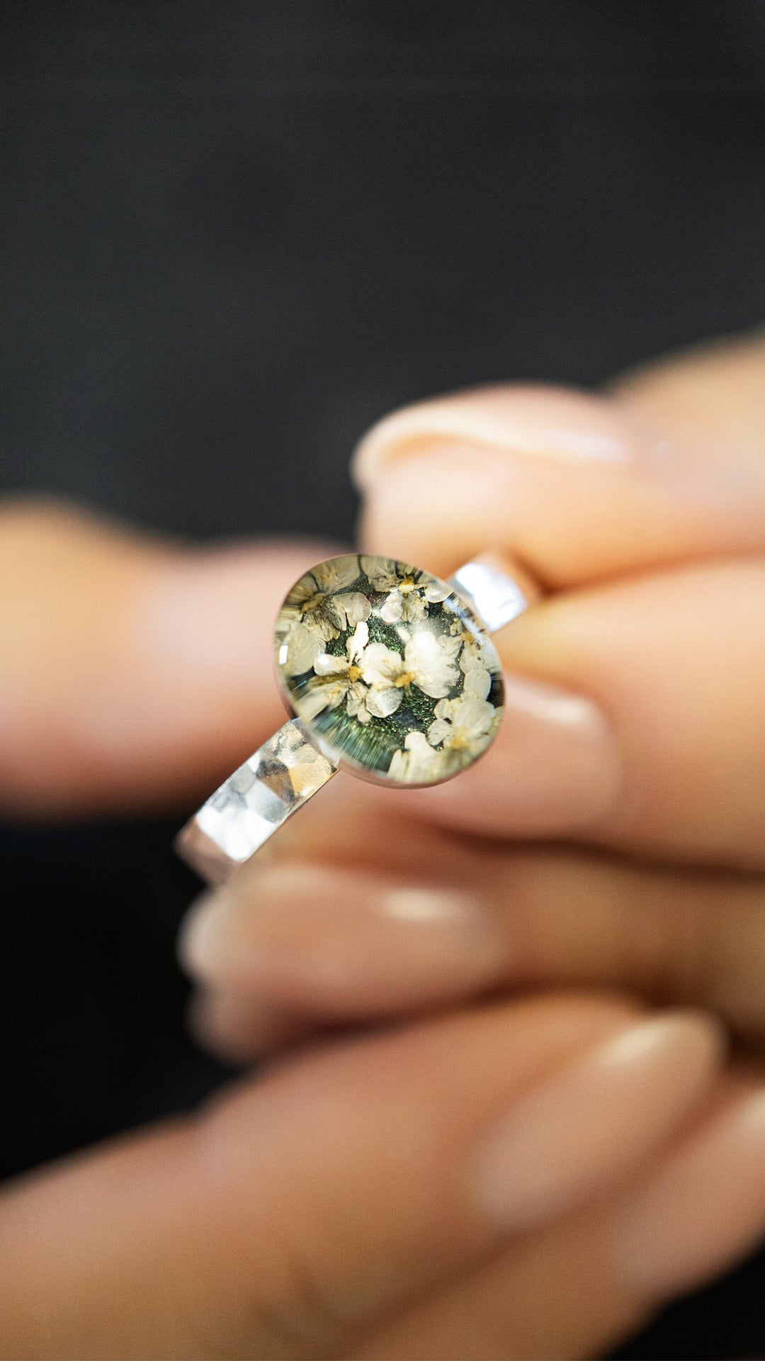 Real Flower Resin Jewelry by Kate Koel