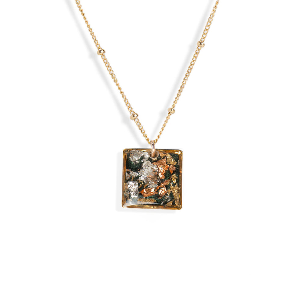 
                      
                        Fall Square Necklace
                      
                    