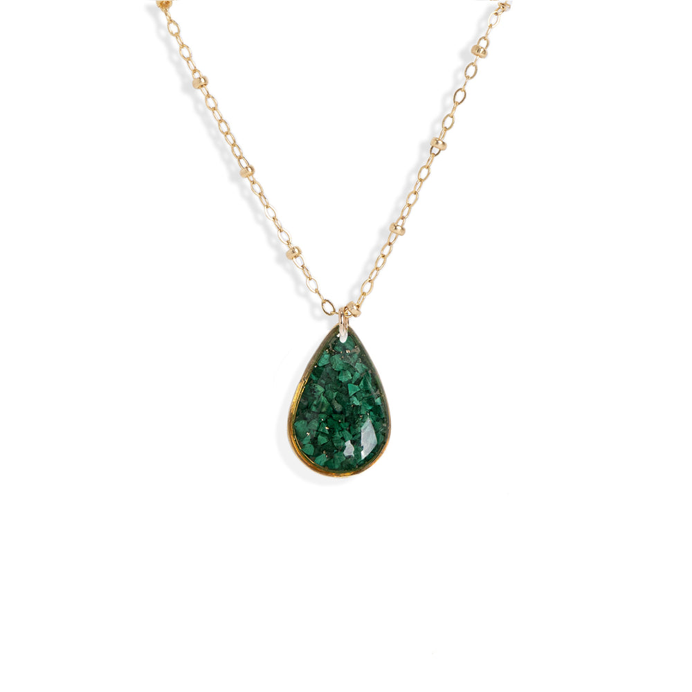 
                      
                        Teardrop Gem Necklace
                      
                    