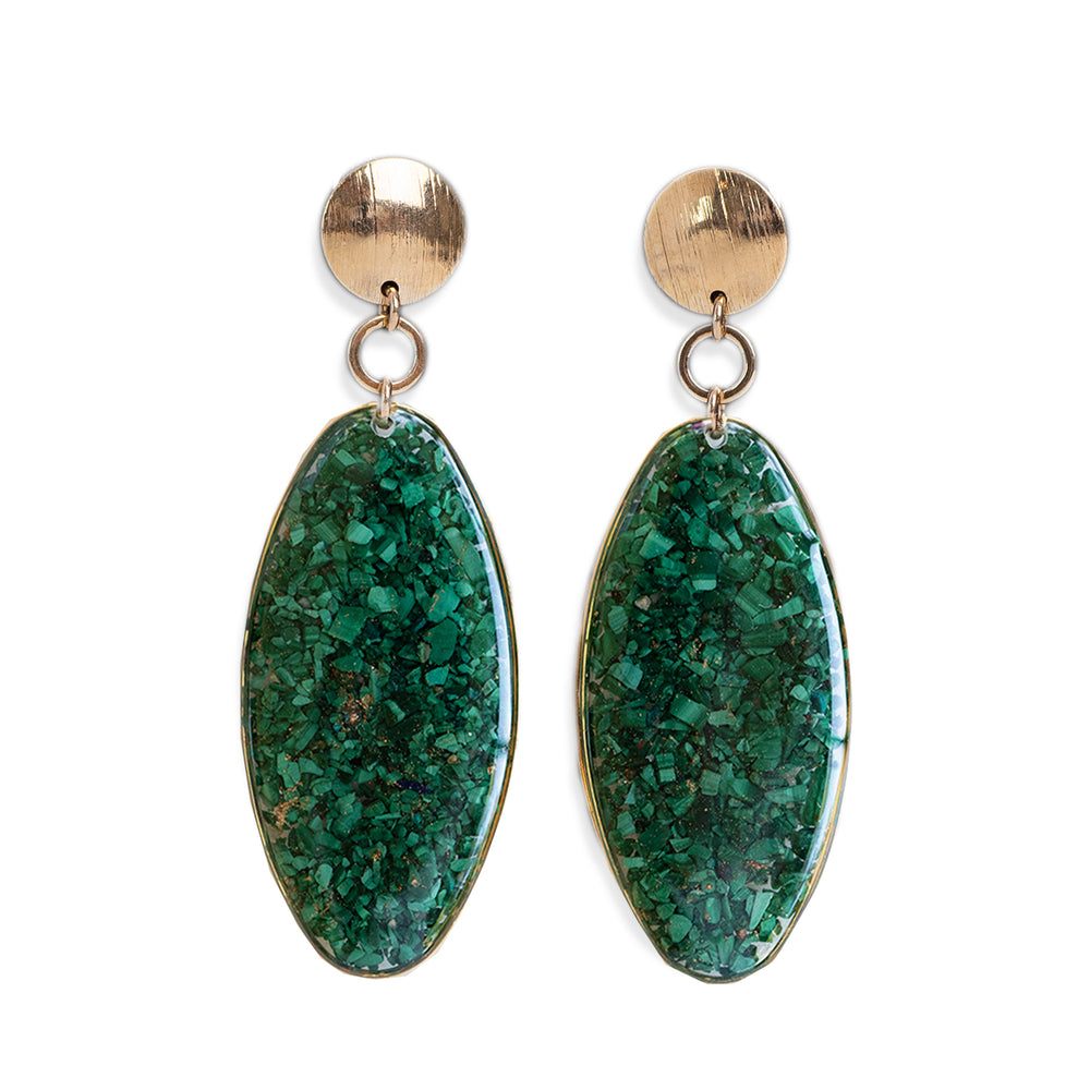 Statement Oval Earrings