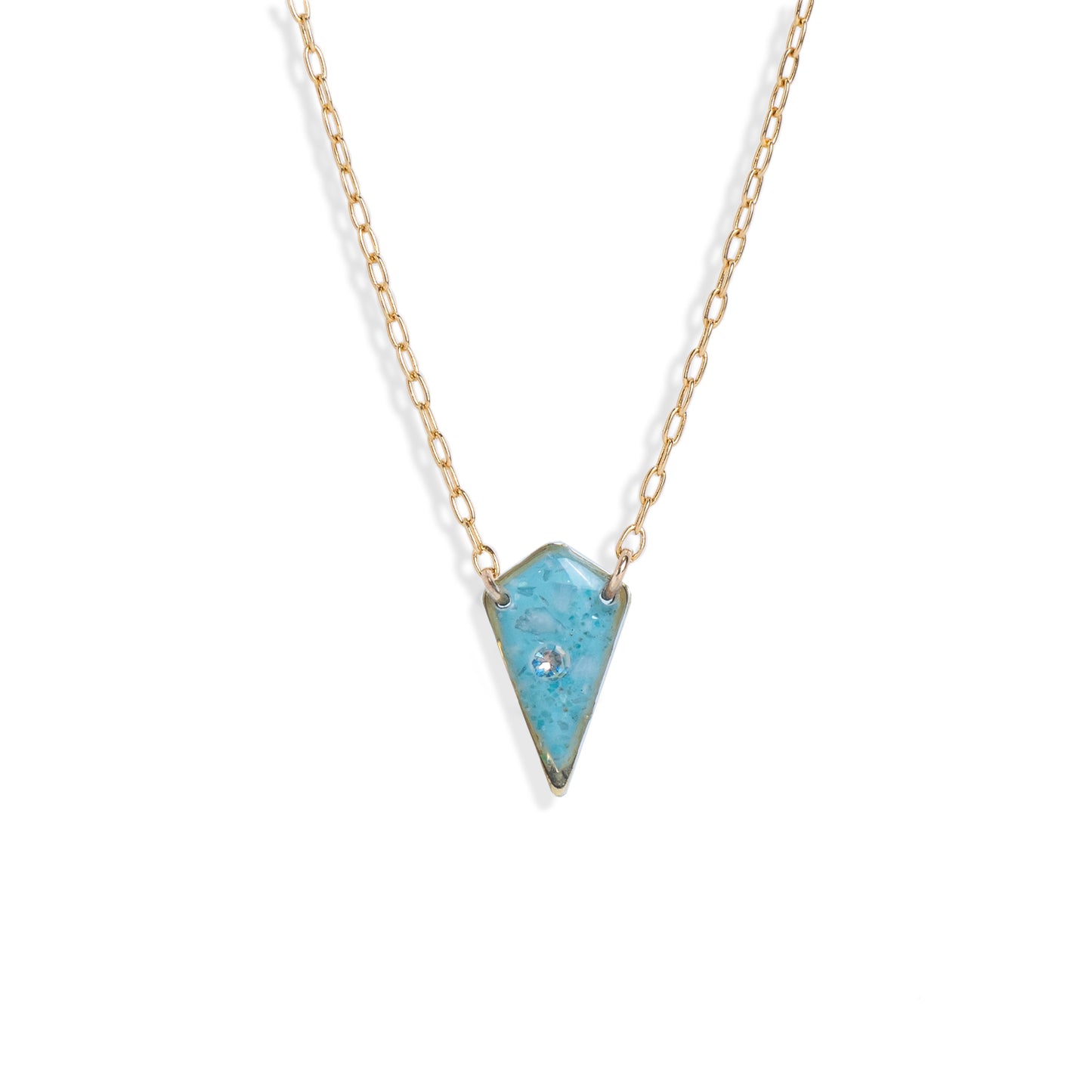 Diamond Blue Necklace