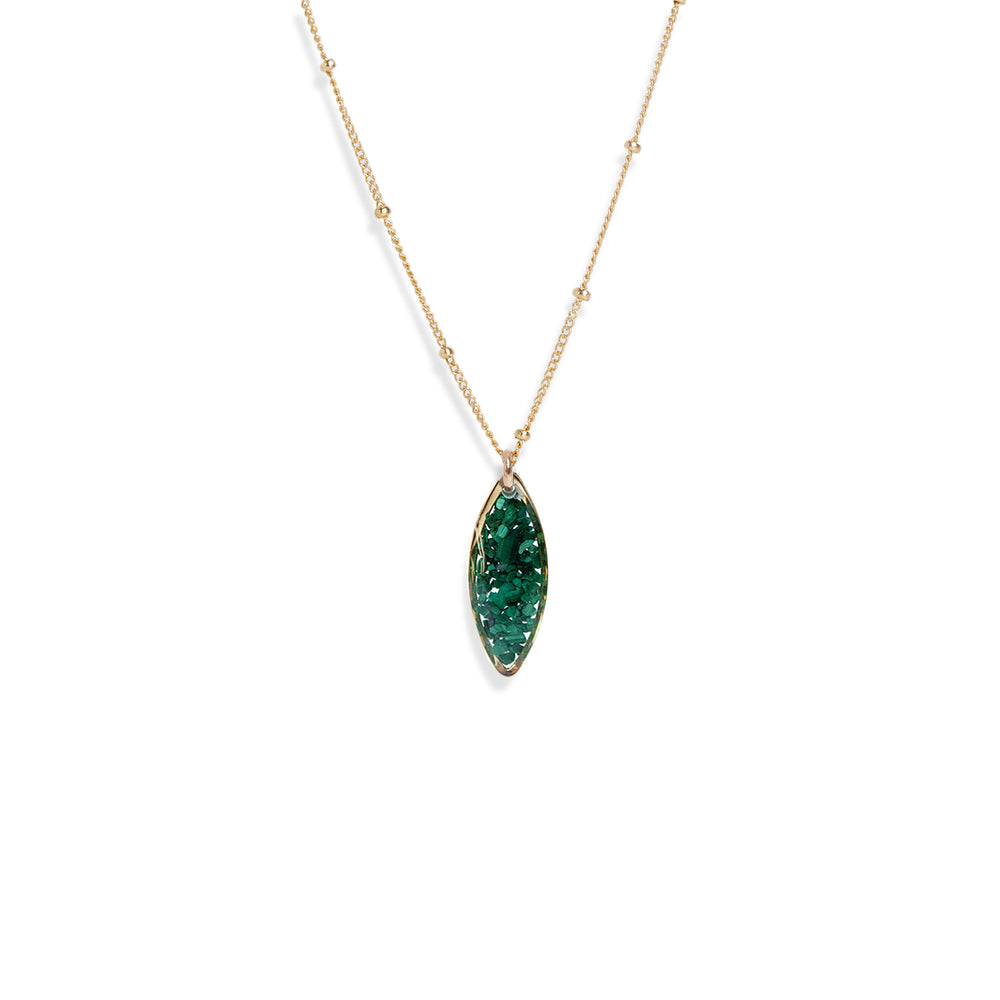 Oval Gem Necklace