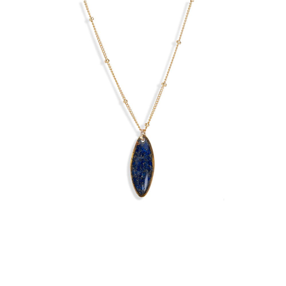 
                      
                        Oval Gem Necklace
                      
                    