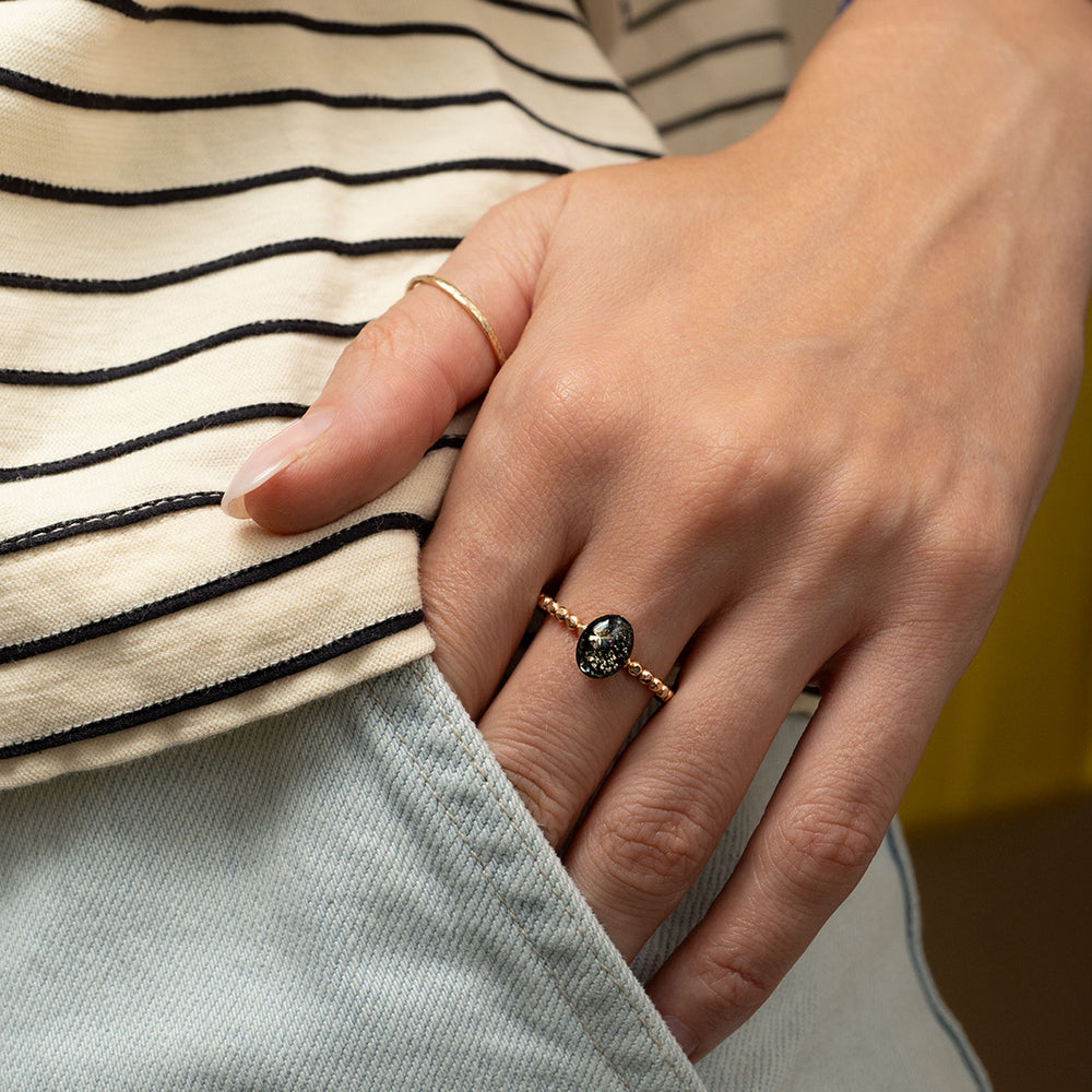 Oval Galaxy Bubble Ring