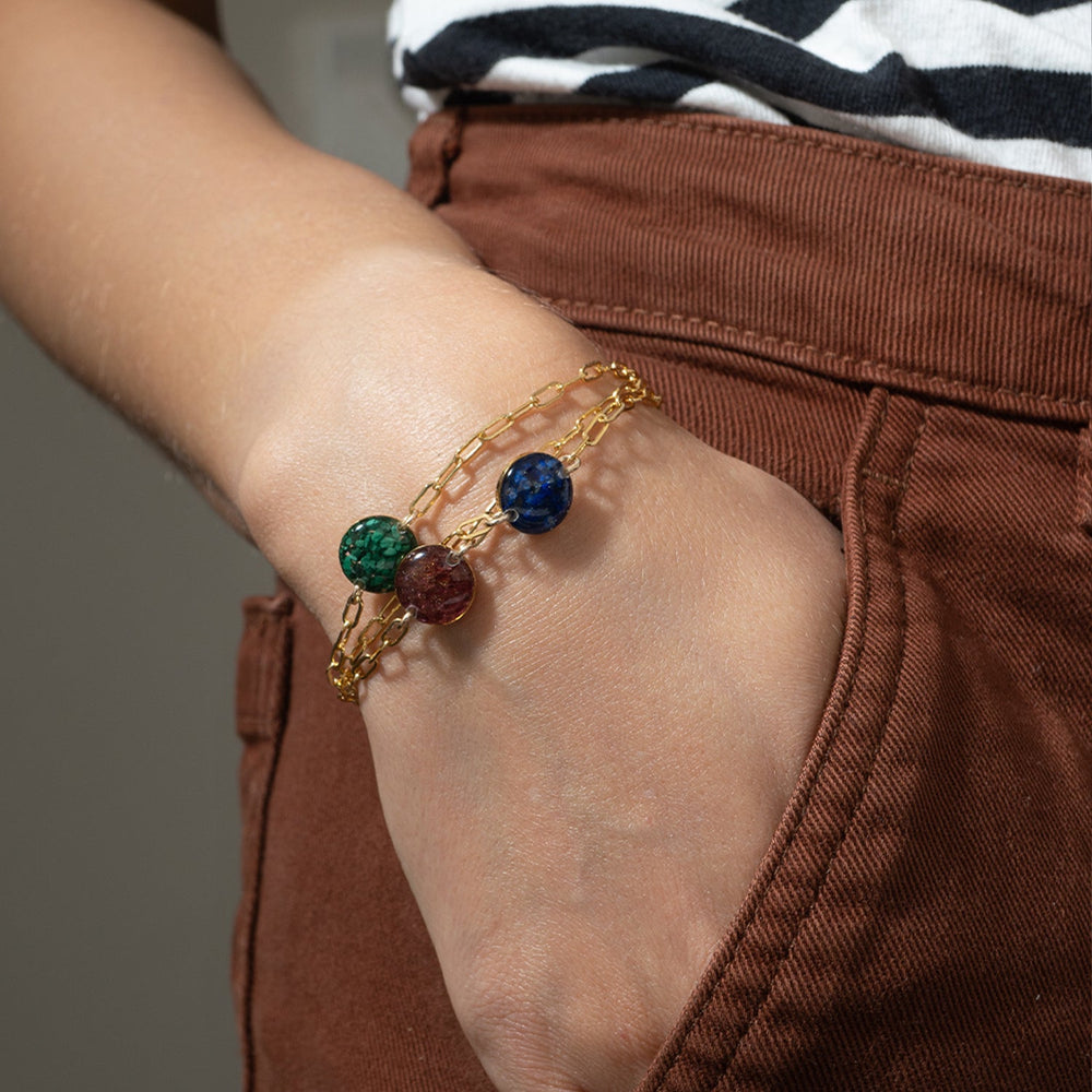 
                      
                        Colorful Gemstone Round Bracelets
                      
                    