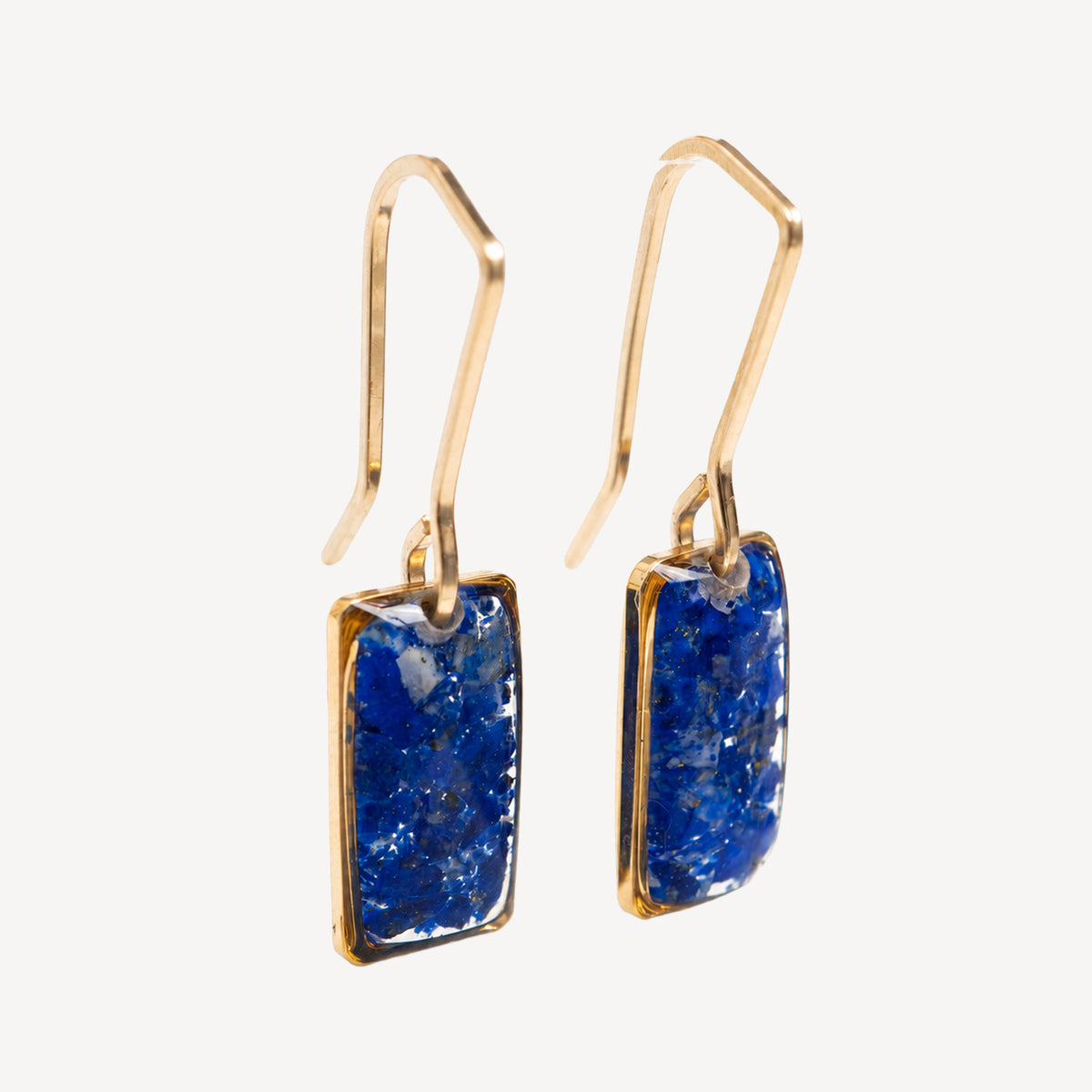 June Earrings in Lapis Lazuli
