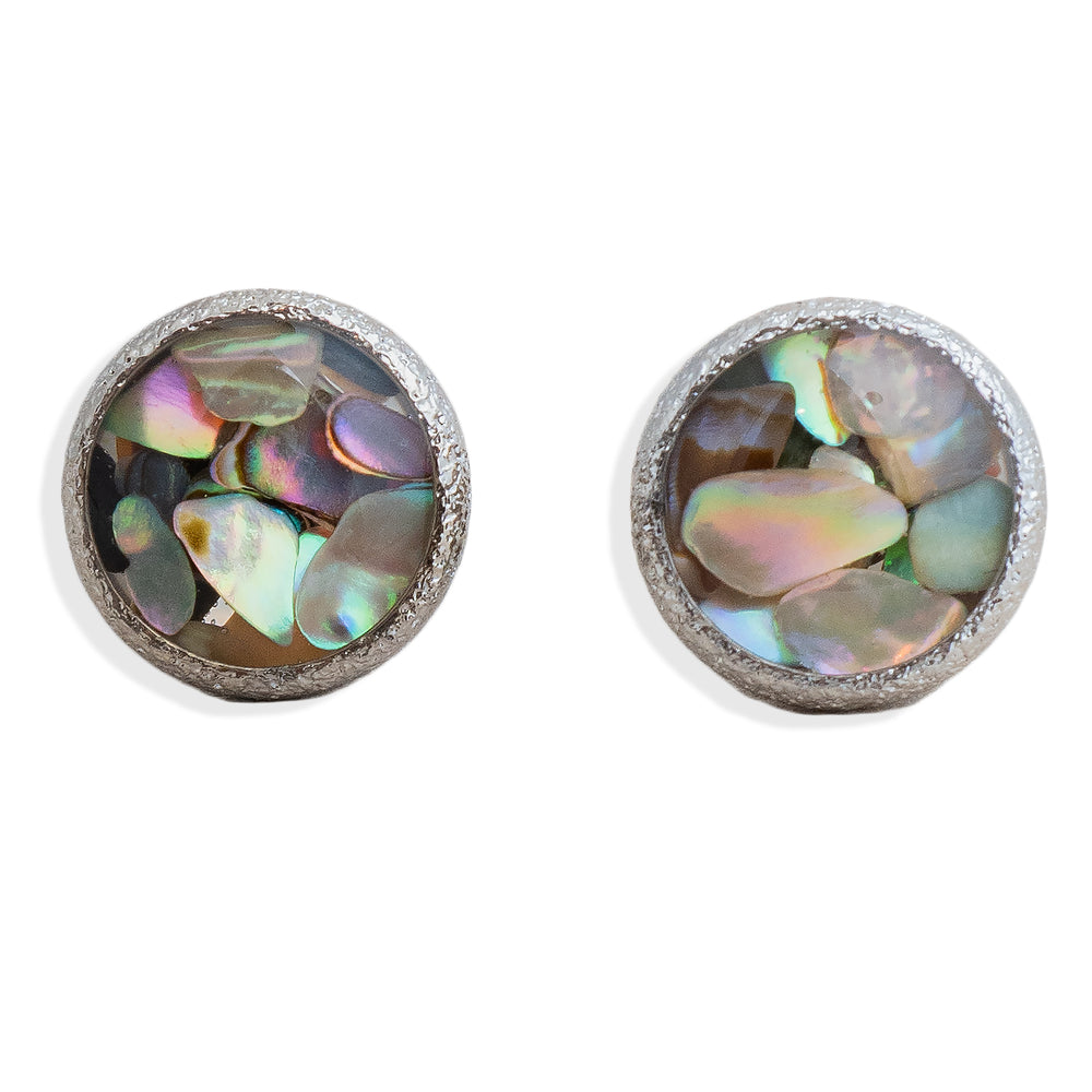 Round Gemstone Studs