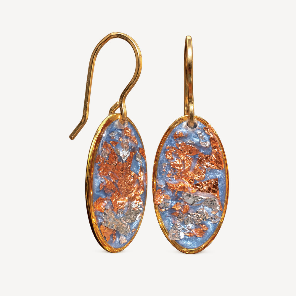 Dangling Oval earrings