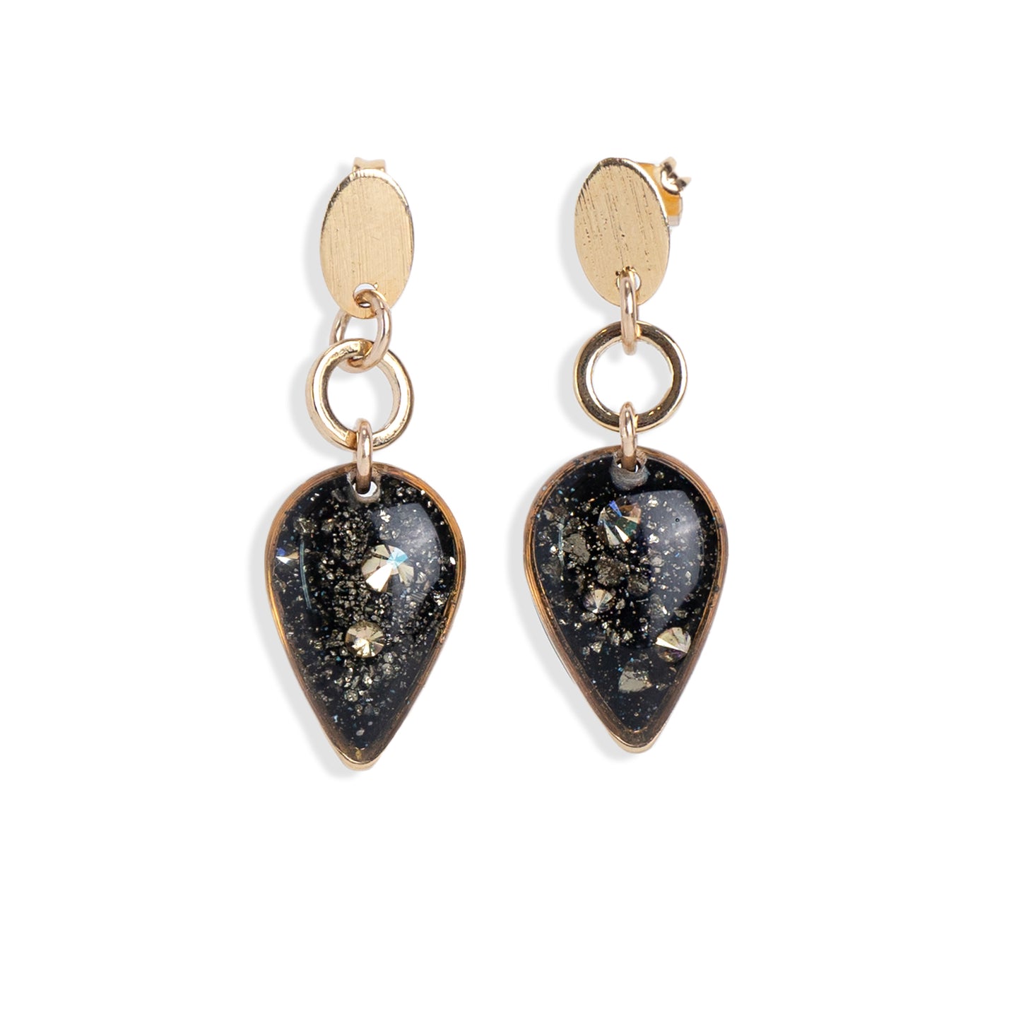 
                  
                    Dangling Teardrop Galaxy Earrings
                  
                