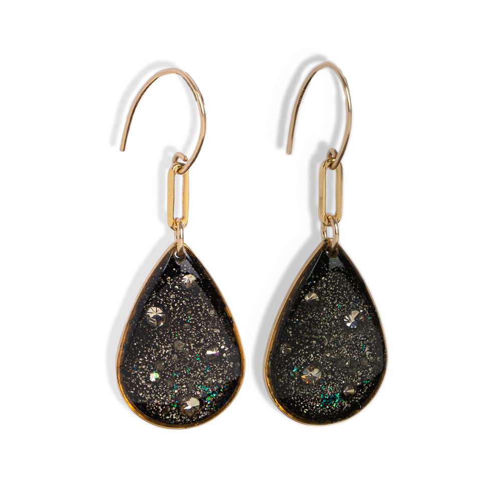 Dangling Galaxy Drop Earrings