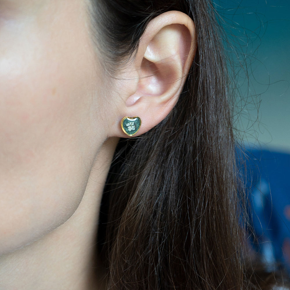 
                  
                    Green Small Flower Earrings
                  
                