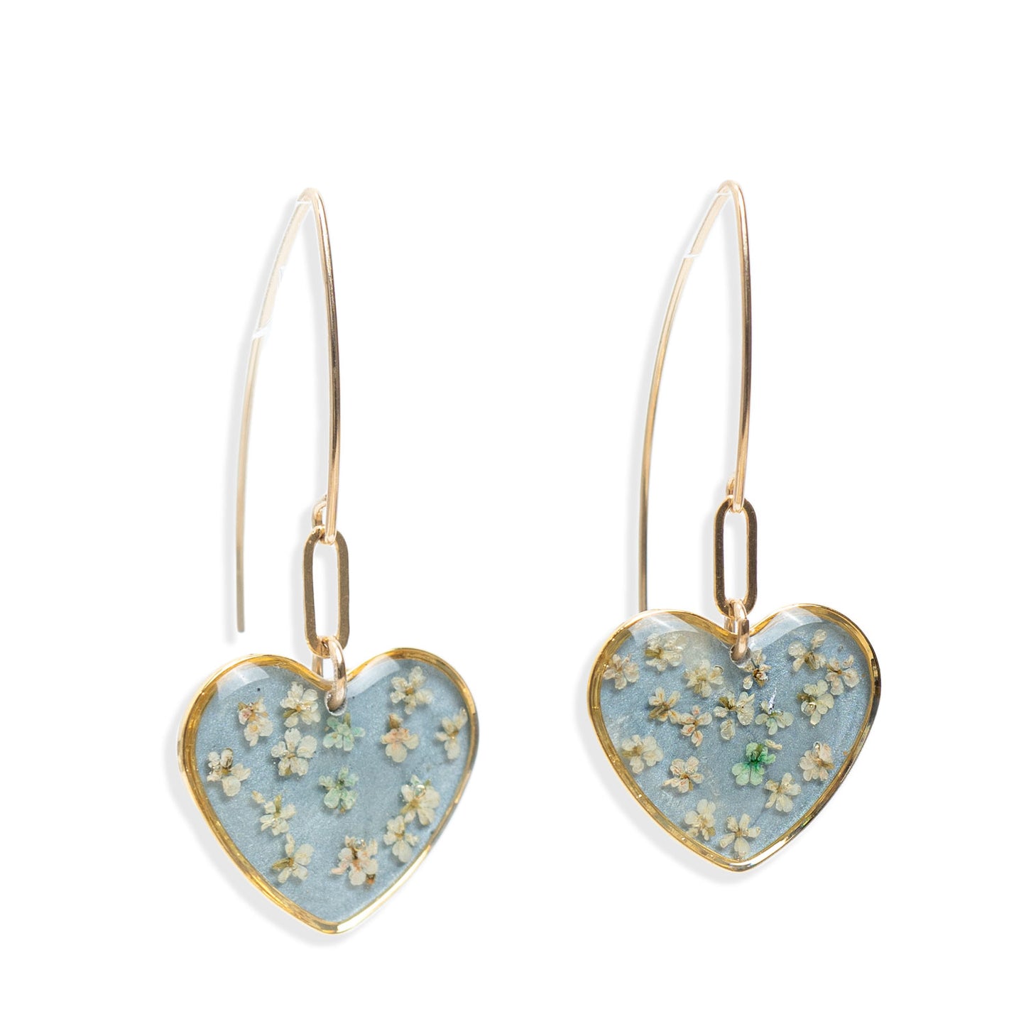 
                  
                    Vintage Flower Heart Earrings
                  
                