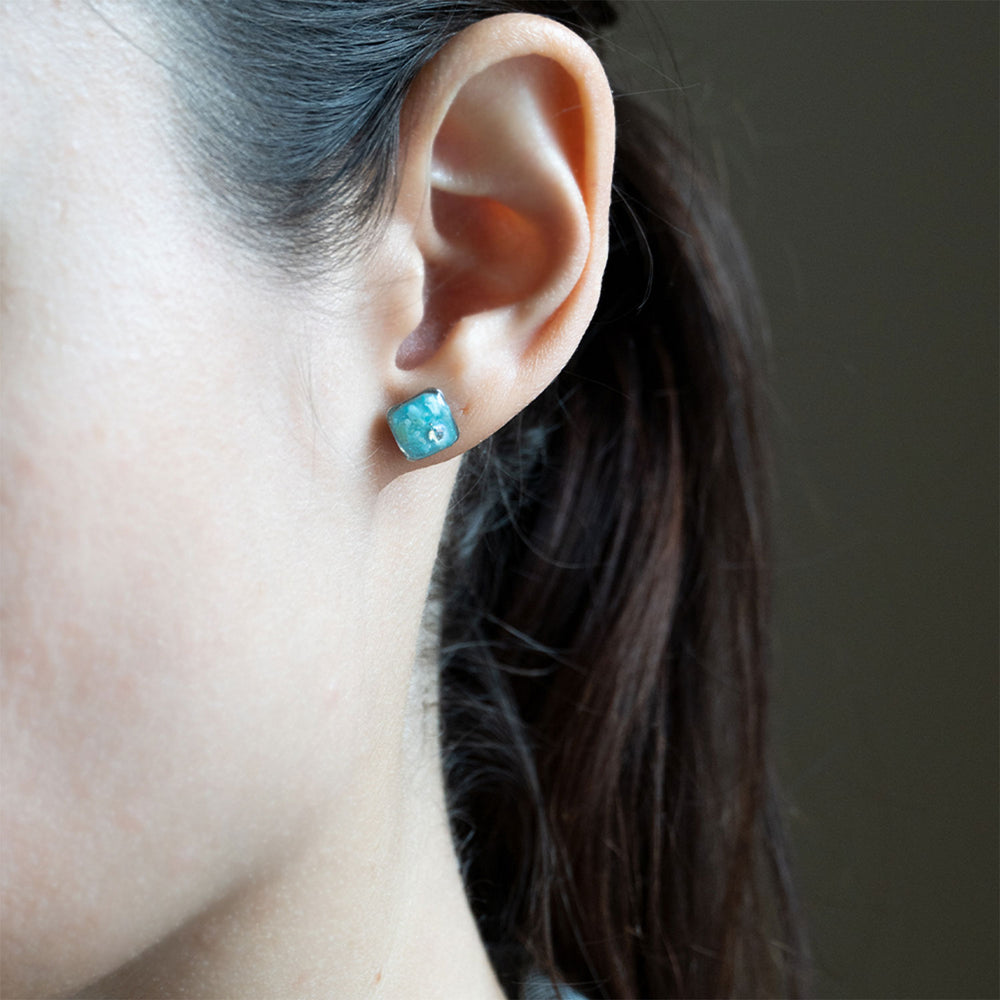 
                      
                        Square Blue Earrings
                      
                    