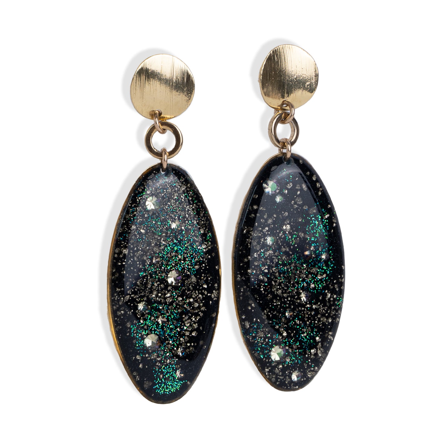 Statement Dangling Galaxy Earrings