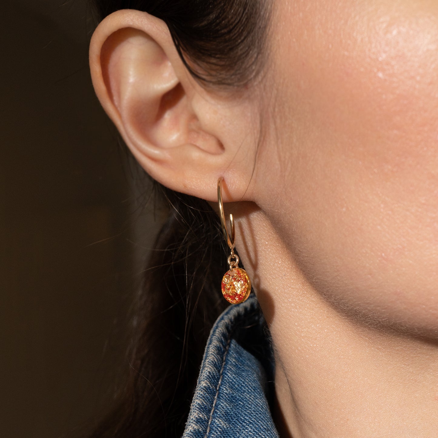 Lucky Hoop Earrings