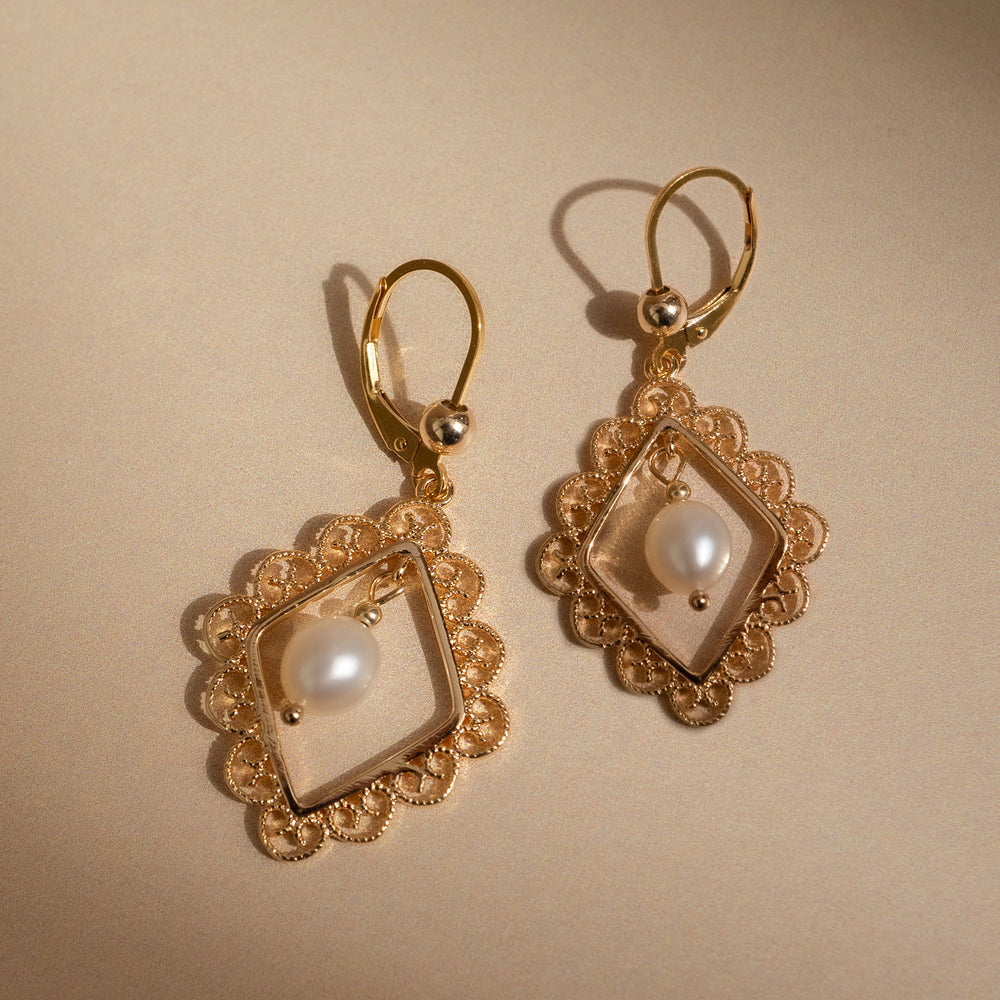 Pearl Drop Earrings