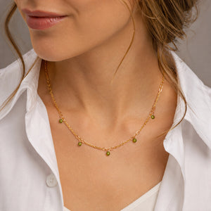 Olive Balance Necklace