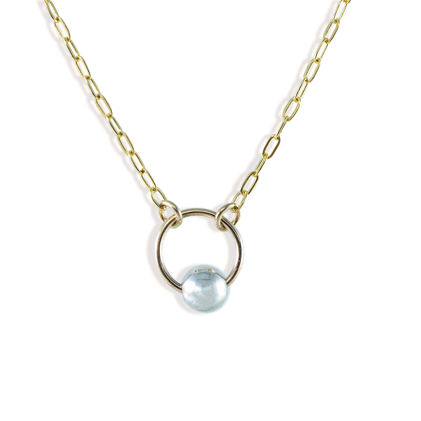 
                  
                    Silver Globe Necklace
                  
                