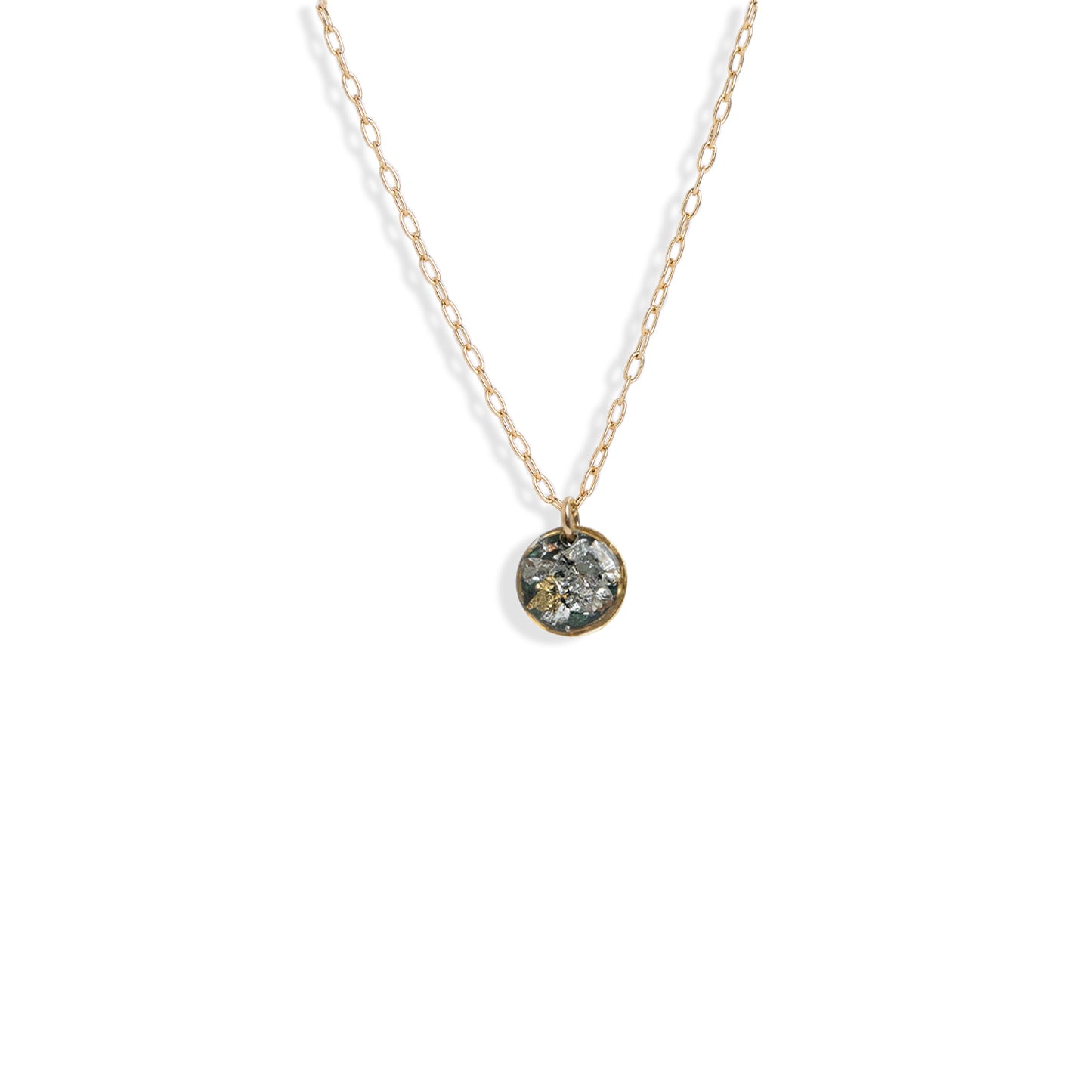 
                  
                    Small Circle Fall Necklace
                  
                