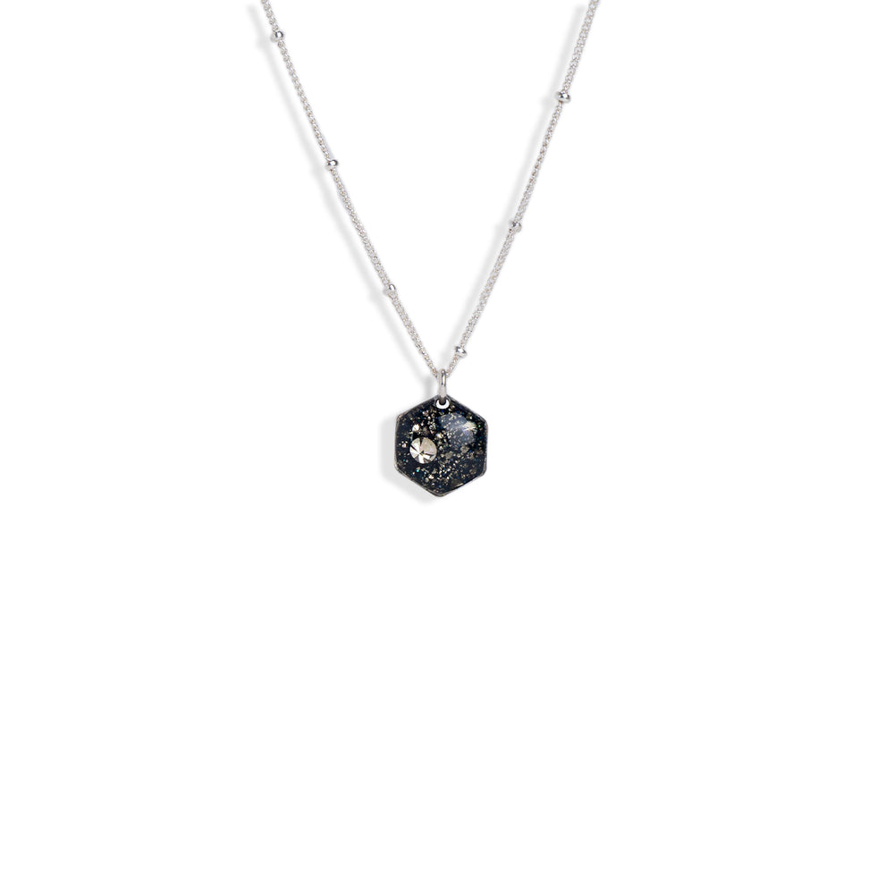 
                  
                    Silver Hexagon Galaxy Necklace
                  
                