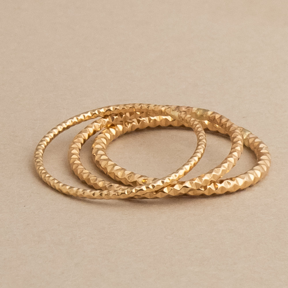 Disco stacking ring
