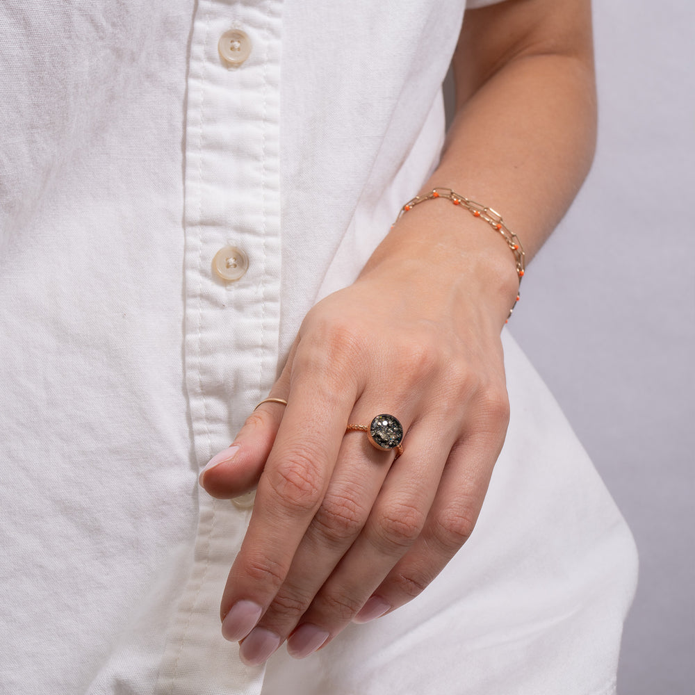 textured band galaxy ring