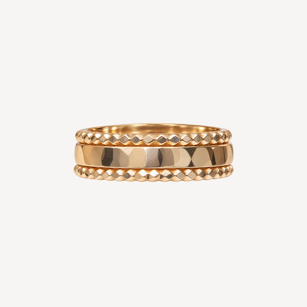 Disco Stacking Ring Set
