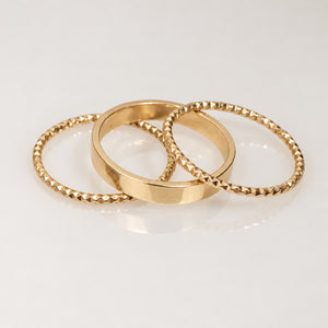 Disco Stacking Ring Set