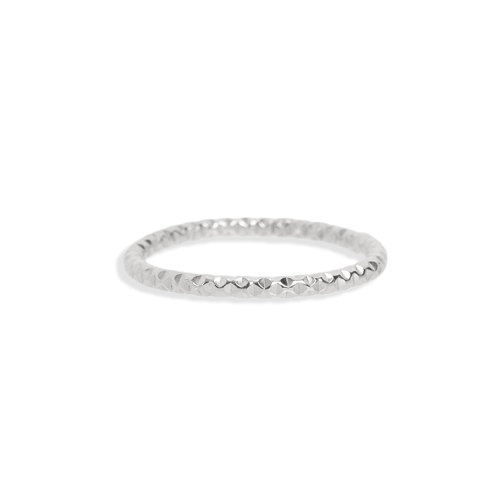 
                      
                        Textured Disco stacking ring
                      
                    