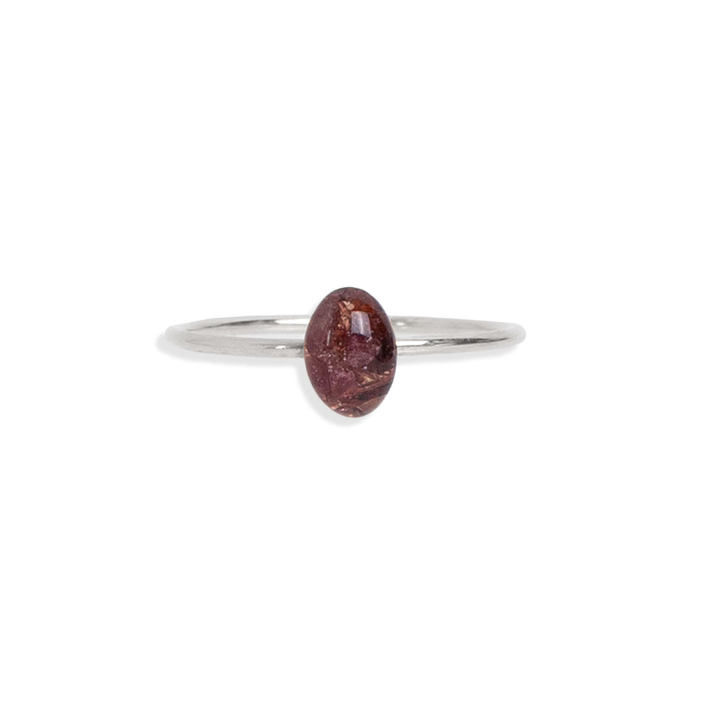 
                      
                        Tiny Oval Garnet ring
                      
                    