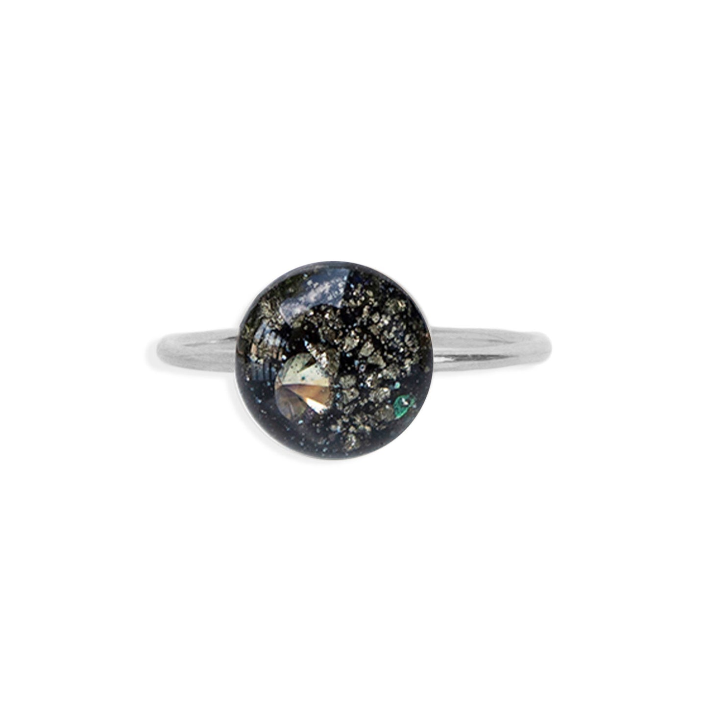 
                  
                    Round Galaxy Ring in Sterling Silver
                  
                