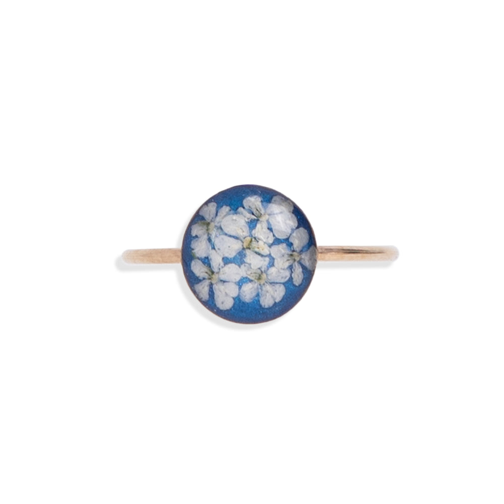 Flowers on Blue Jewelry
