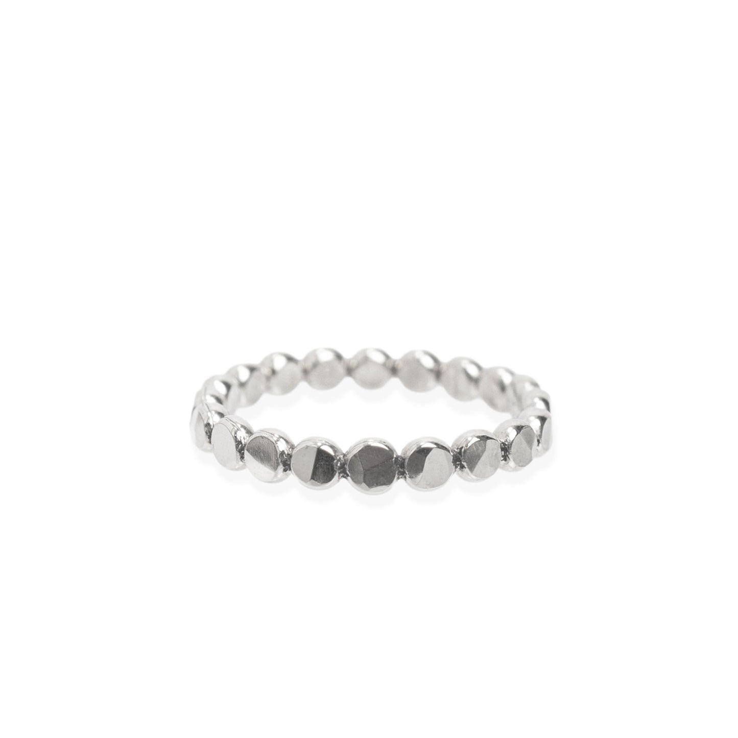 
                  
                    Statement Dot Ring in silver
                  
                