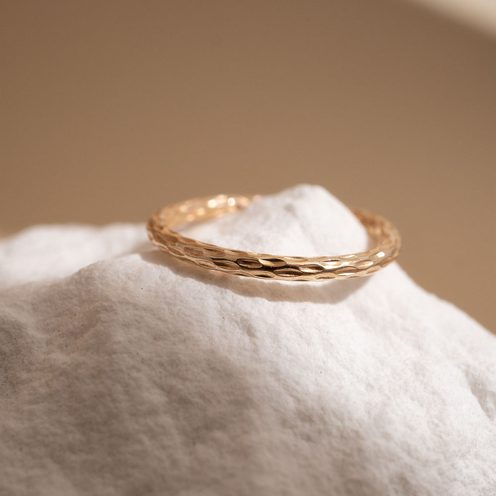 
                      
                        Snake Skin Textured Ring
                      
                    