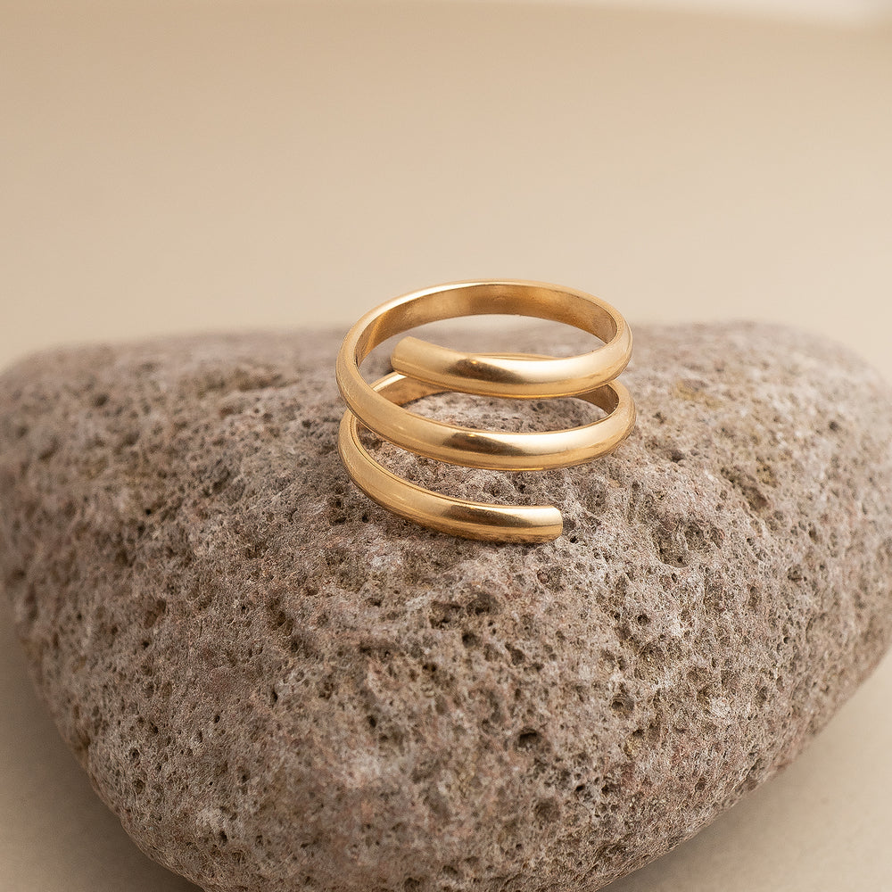 
                      
                        Bold Coil Ring
                      
                    